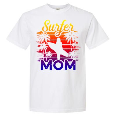 Surfer Mom Surf Beach Surfing Lovers Paddle Boarding Great Gift Garment-Dyed Heavyweight T-Shirt