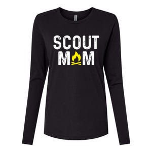 Scouting Mom Scout Mother Scouts Womens Cotton Relaxed Long Sleeve T-Shirt