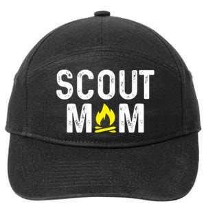 Scouting Mom Scout Mother Scouts 7-Panel Snapback Hat