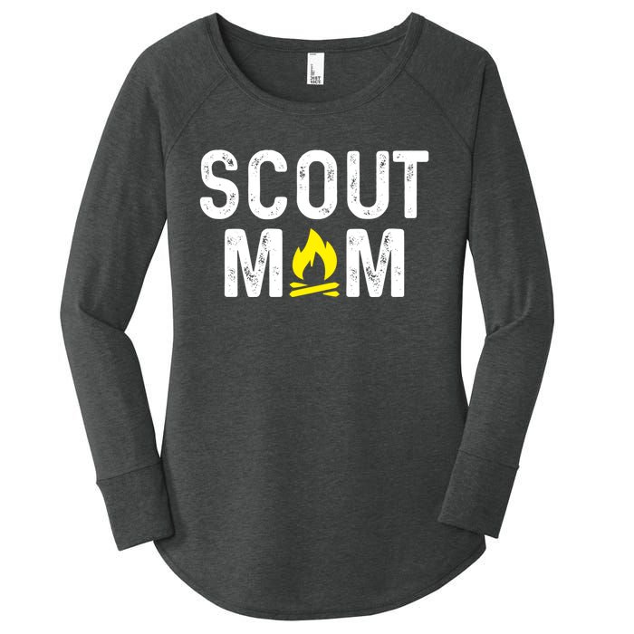 Scouting Mom Scout Mother Scouts Women's Perfect Tri Tunic Long Sleeve Shirt