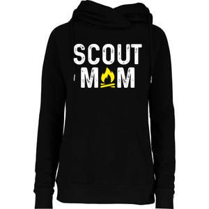 Scouting Mom Scout Mother Scouts Womens Funnel Neck Pullover Hood