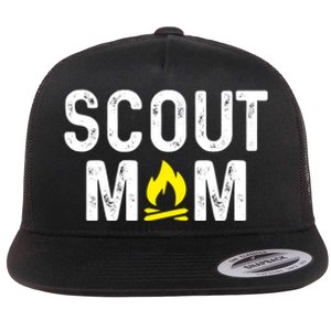 Scouting Mom Scout Mother Scouts Flat Bill Trucker Hat