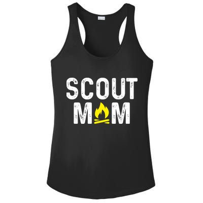 Scouting Mom Scout Mother Scouts Ladies PosiCharge Competitor Racerback Tank