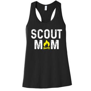 Scouting Mom Scout Mother Scouts Women's Racerback Tank