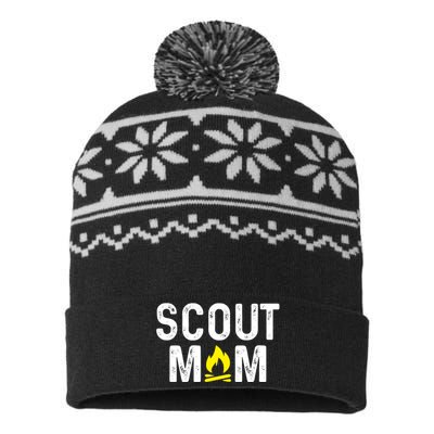 Scouting Mom Scout Mother Scouts USA-Made Snowflake Beanie