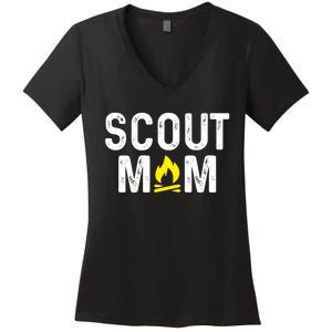 Scouting Mom Scout Mother Scouts Women's V-Neck T-Shirt