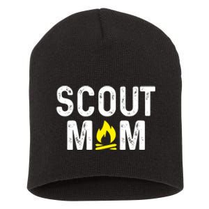 Scouting Mom Scout Mother Scouts Short Acrylic Beanie