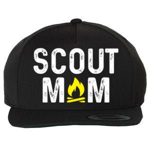 Scouting Mom Scout Mother Scouts Wool Snapback Cap