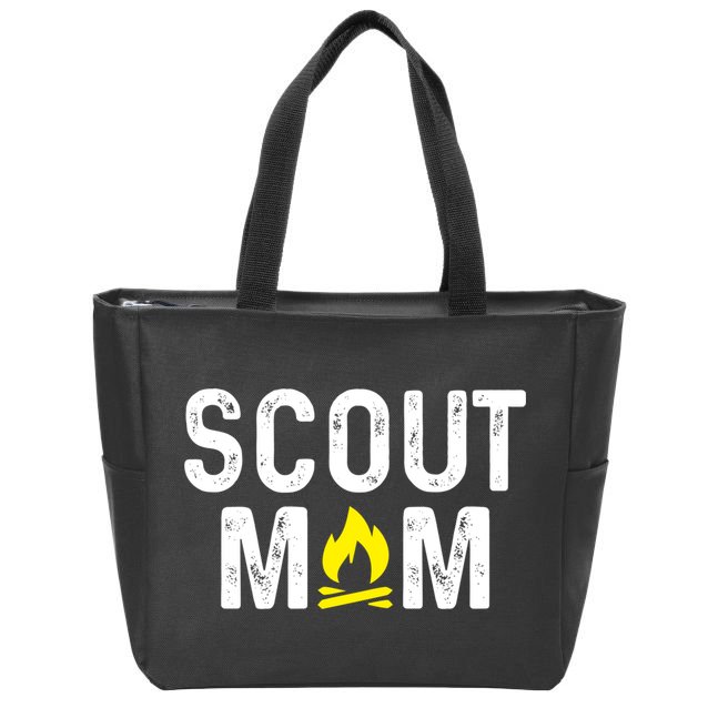 Scouting Mom Scout Mother Scouts Zip Tote Bag