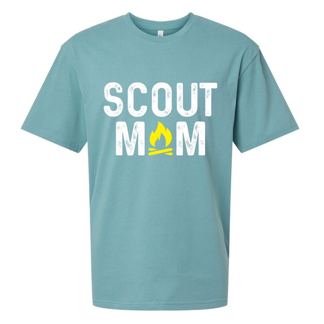 Scouting Mom Scout Mother Scouts Sueded Cloud Jersey T-Shirt