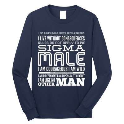 Sigma Male Long Sleeve Shirt