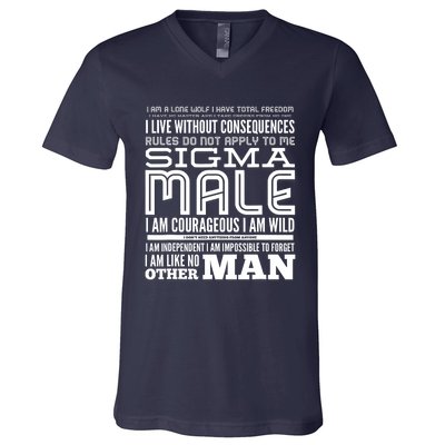 Sigma Male V-Neck T-Shirt