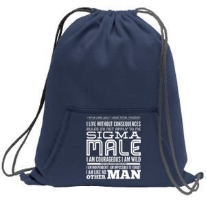 Sigma Male Sweatshirt Cinch Pack Bag