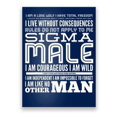 Sigma Male Poster