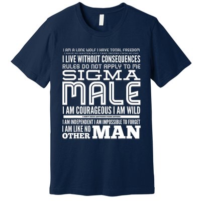 Sigma Male Premium T-Shirt