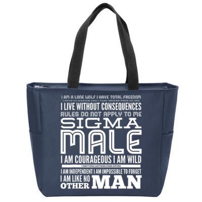 Sigma Male Zip Tote Bag