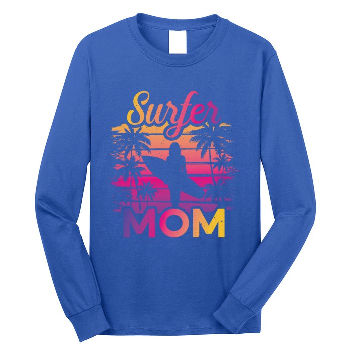 Surfer Mom Surf Beach Surfing Lovers Paddle Boarding Meaningful Gift Long Sleeve Shirt