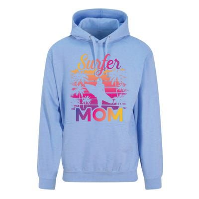 Surfer Mom Surf Beach Surfing Lovers Paddle Boarding Meaningful Gift Unisex Surf Hoodie