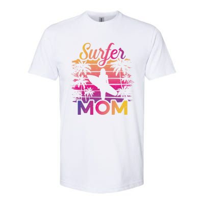 Surfer Mom Surf Beach Surfing Lovers Paddle Boarding Meaningful Gift Softstyle® CVC T-Shirt