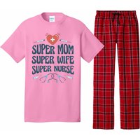 Super Mom Super Wife Super Nurse Gift Pajama Set