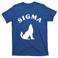 Sigma Male Simple Sigma Lone Wolf Lover Gift T-Shirt