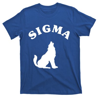 Sigma Male Simple Sigma Lone Wolf Lover Gift T-Shirt