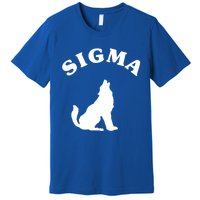 Sigma Male Simple Sigma Lone Wolf Lover Gift Premium T-Shirt