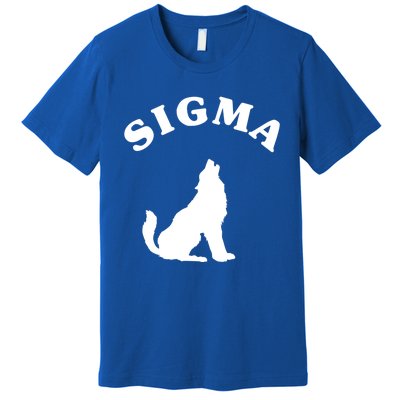 Sigma Male Simple Sigma Lone Wolf Lover Gift Premium T-Shirt