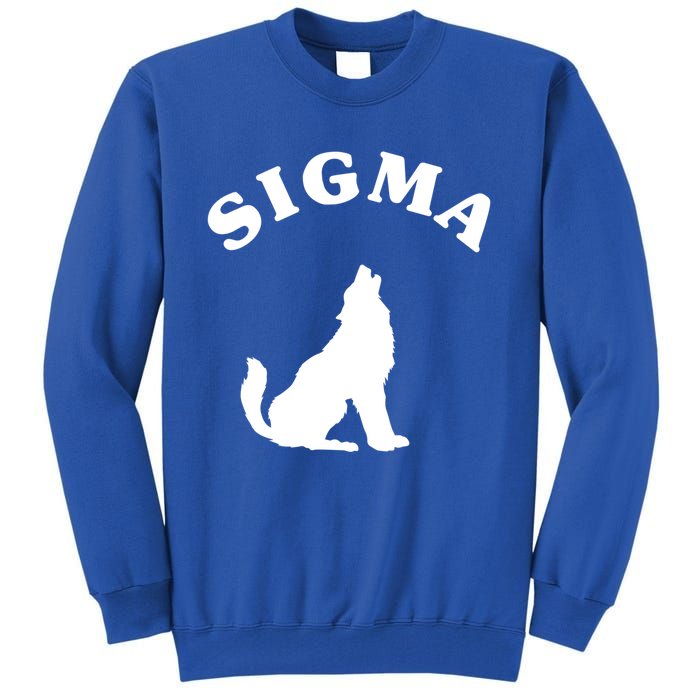 Sigma Male Simple Sigma Lone Wolf Lover Gift Tall Sweatshirt