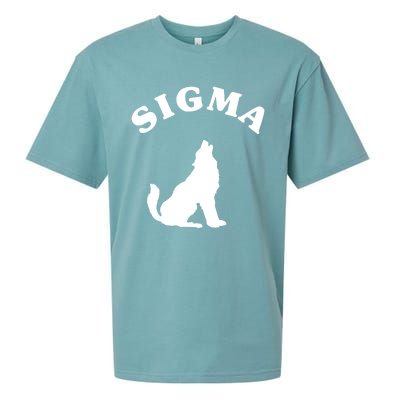 Sigma Male Simple Sigma Lone Wolf Lover Gift Sueded Cloud Jersey T-Shirt