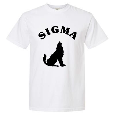 Sigma Male Simple Sigma Lone Wolf Lover Gift Garment-Dyed Heavyweight T-Shirt