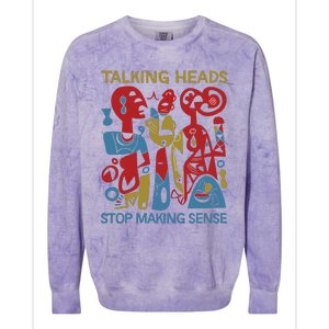 Stop Making Sense Talking Head Colorblast Crewneck Sweatshirt