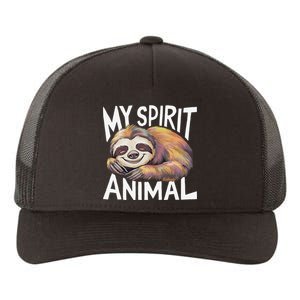 Sloth My Spirit Animal Yupoong Adult 5-Panel Trucker Hat