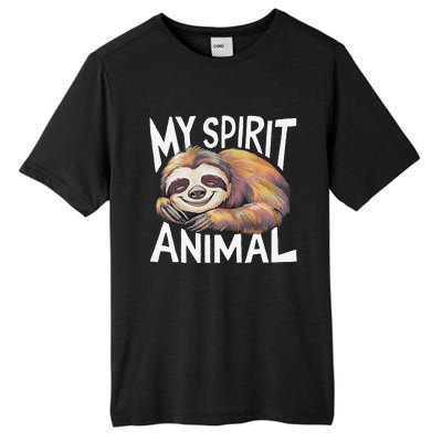 Sloth My Spirit Animal Tall Fusion ChromaSoft Performance T-Shirt