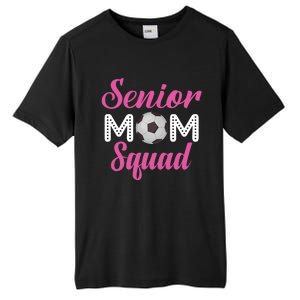 Senior Mom Squad Football Graphic Tall Fusion ChromaSoft Performance T-Shirt