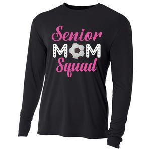 Senior Mom Squad Football Graphic Cooling Performance Long Sleeve Crew