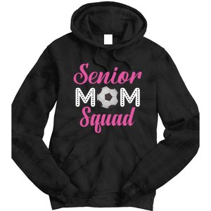 Senior Mom Squad Football Graphic Tie Dye Hoodie