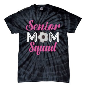 Senior Mom Squad Football Graphic Tie-Dye T-Shirt