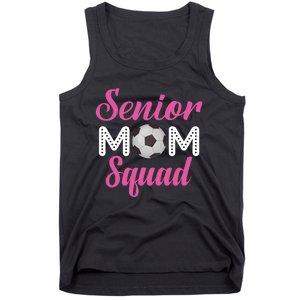 Senior Mom Squad Football Graphic Tank Top