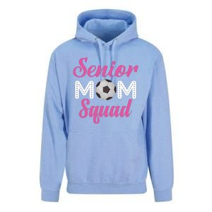 Senior Mom Squad Football Graphic Unisex Surf Hoodie