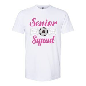 Senior Mom Squad Football Graphic Softstyle CVC T-Shirt