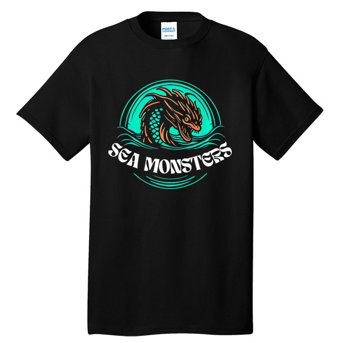 Sea Monsters Soccer Tall T-Shirt