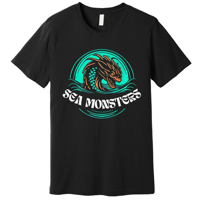 Sea Monsters Soccer Premium T-Shirt