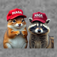 Social Media Star Peanut Squirrel And Fred Raccoon Maga Tall T-Shirt