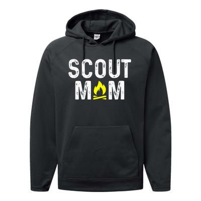 Scouting Mom Scout Mother Scouts Performance Fleece Hoodie