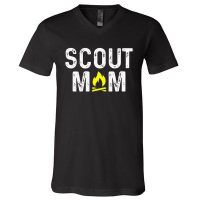 Scouting Mom Scout Mother Scouts V-Neck T-Shirt