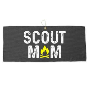 Scouting Mom Scout Mother Scouts Large Microfiber Waffle Golf Towel