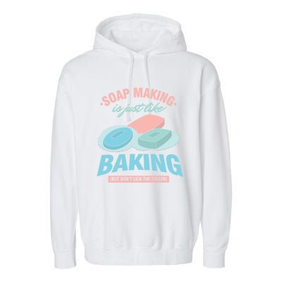 Soap Maker Soap Making Bath Essential Business Business Gift Garment-Dyed Fleece Hoodie