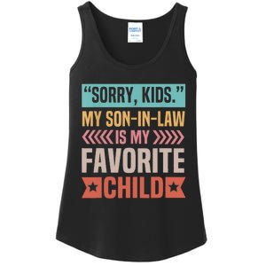 Sorry My Son In Law Is My Favorite Child Mothers Day Ladies Essential Tank