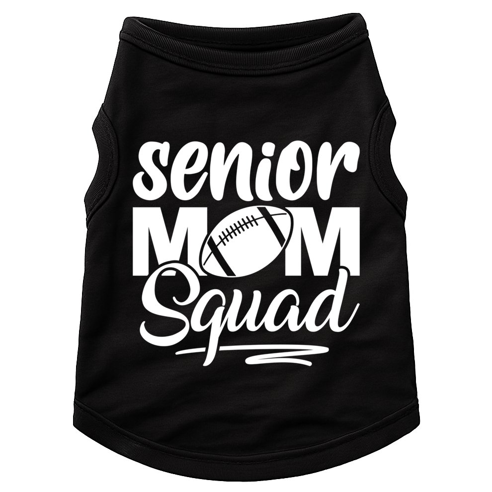 Senior Mom Squad Football Class Of 2025 Graduation Gift Doggie Tank